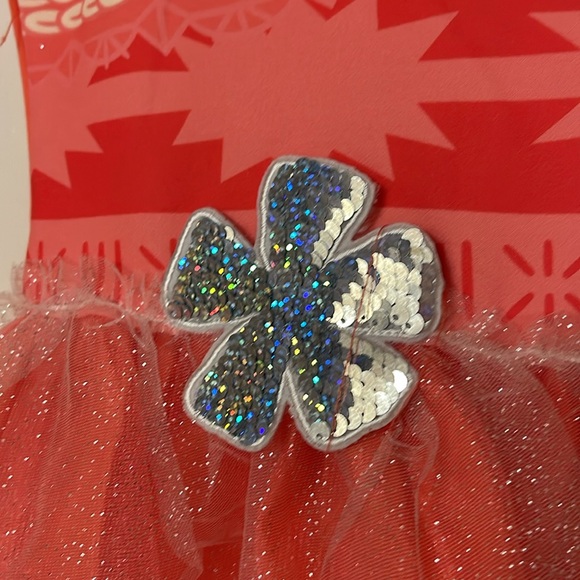 NWT DISNEY PRINCESS MOANA DRESS GIRLS SIZE M 7-8 CORAL SPARKLE TULLE PARTY PLAY - Picture 3 of 11